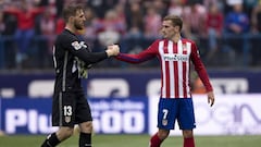 Oblak y Griezmann.