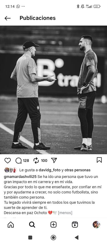 El fútbol llora por Ochotorena: “Sin ti nada hubiera sido posible...”