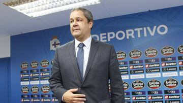 Tino Fern&aacute;ndez, presidente del Deportivo. 