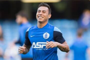 El delantero chileno es el único sudamericano en jugar en las cuatro ligas más importantes de Europa: Italia (Napolí), España (Valencia), Inglaterra (Queens Park Rangers) y Alemania (Hoffenheim).