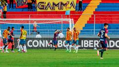 Partido de Copa Libertadores entre Monagas y Pereira.