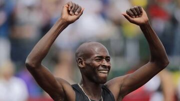 El estadounidense de origen keniano Bernard Lagat. 