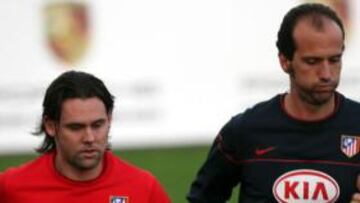 <b>A PUNTO.</b> El portugués Maniche, centrocampista del Atlético de Madrid, hoy tocó balón y continuó con su recuperación de una contusión lumbar de cara al derbi contra el Real Madrid.