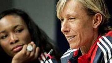 <b>VETERANA.</B> Navratilova va a vivir su primera experiencia en unos Juegos después de 30 años en el circuito profesional de tenis.