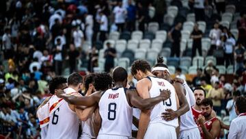 Estados Unidos, durante un partido