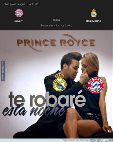 Los memes más graciosos del Bayern-Real Madrid
