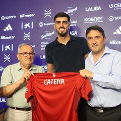 Catena: “Quiero contribuir a que Osasuna siga siendo el club tan grande que es”