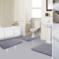 Mantén tu baño limpio y seco con esta alfombrilla antideslizante y absorbente que se vende en 12 colores