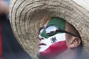 Así vivieron los aficionados mexicanos el encuentro amistoso entre México y Nueva Zelanda celebrado en Nashville, Tennessee.