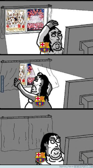 Los memes se ceban con el Barça el día que el Real Madrid se proclama campeón de liga