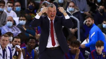 Sarunas Jasikevicius, entrenador del Barcelona.