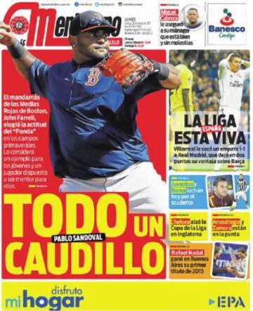 Portadas de la prensa deportiva