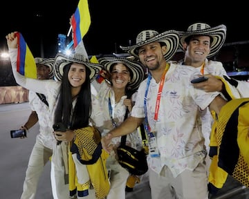 Así fue la participación de la delegación de Colombia en la ceremonia de inauguración de los Juegos Panamericanos de Santiago