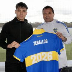 Zeballos renovó con Boca hasta 2026