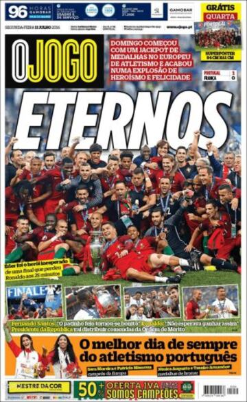 Portadas de la prensa mundial