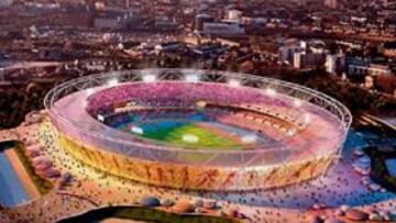 <b>EL FUTURO. </b>Así quedará el estadio olímpico de Londres 2012.