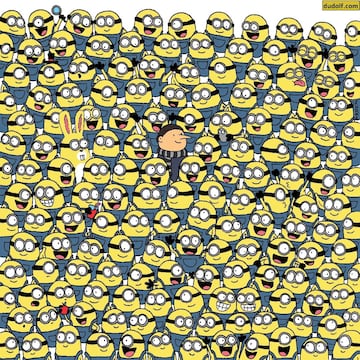 Reto visual: Encuentra los tres plátanos escondidos entre los Minions