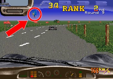 La primera aparición de Sonic no fue en su propio juego sino como cameo en otro muy distinto