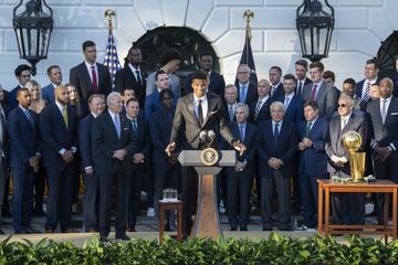 Así fue la visita de los Bucks a la Casa Blanca