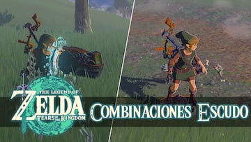 the legend of zelda tears of the kingdom nintendo switch guia combinaciones mejores objetos escudo