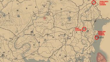 Todos los peces legendarios de Red Dead Redemption 2