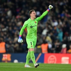 Ter Stegen y el 0,47 de Liaño y Oblak