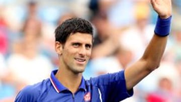 El tenista serbio Novac Djokovic durante el torneo de Cincinnati.