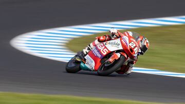 PHILLIP ISLAND, AUSTRALIA - OCTOBER 15: Izan Guevara of Spain on the Aspar Team (Moto3) GasGas Moto3 during Free Practice 3 at The 2022 Australian MotoGP at The Phillip Island Circuit on October 15, 2022 in Phillip Island, Australia. (Photo by Ivica Glavas/Speed Media/Icon Sportswire via Getty Images)