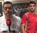 Roncero, feliz con la Selección: se ha inventado un cántico para Morata y ojo que apunta a viral
