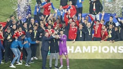 Al Ahly celebra el triunfo en la Champions asi&aacute;tica.