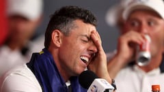 McIlroy explota: su mujer, golpeada por una cerveza en la Ryder Cup