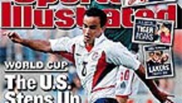 <B>YA ES PORTADA</B>. El fútbol gana protagonismo en Estados Unidos. La revista Sports Illustrated le concede su portada esta semana por delante del título de los Lakers y de la victoria de Tiger Woods en el U.S. Open.