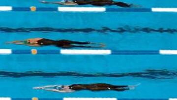 <b>COMO DELFINES. </b>Los nadadores se parecen cada vez más a ellos.