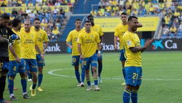08/10/22 FUTBOL SEGUNDA DIVISION PARTIDO
UD LAS PALMAS - IBIZA
VIERA APLAUDIENDO