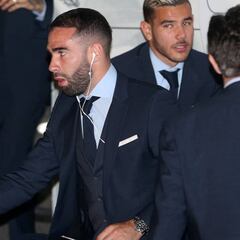 Carvajal: ausente en Cibeles pero sí estuvo en el Bernabéu