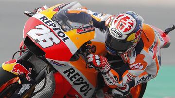 Dani Pedrosa con la Honda en Argentina.