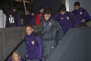 River Plate arrive in Madrid