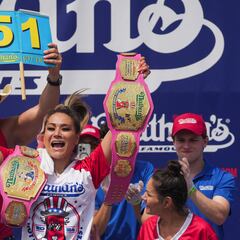 Who won the Nathan’s Hot Dog Eating contest?