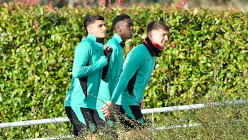 18/12/24 ENTRENAMIENTO ATHLETIC DE BILBAO PRADOS JAUREGIZAR BOIRO