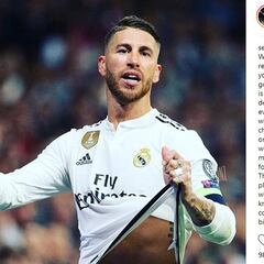 Ramos y su 'like’ a una crítica hacia Courtois, Varane y Nacho