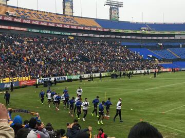 Tigres entrena a puerta abierta y fans se entregan: 'El más querido de México'