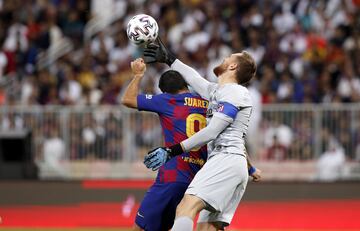 Luis Suárez y Oblak.