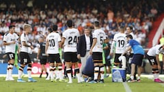 El Leganés, muy enfadado por el penalti de Rubén en Mestalla