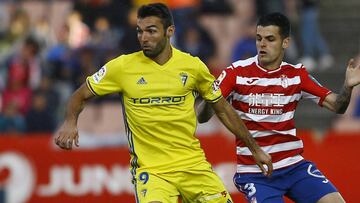 Barral con el Cádiz.