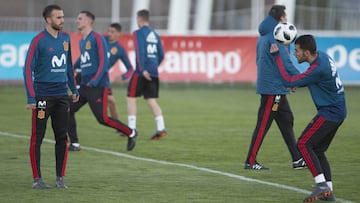 20/03/18 ENTRENAMIENTO SELECCION SUB21 SUB-21 SELECCIONE ESPA&Ntilde;OLA ESPA&Ntilde;A 
 MAYORAL Y CEBALLOS