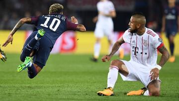 Vidal y Bayern sufren el poder ofensivo del PSG de Neymar
