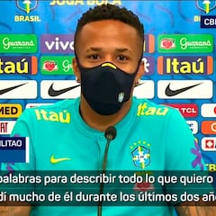 Emotiva despedida pública de Militao a Sergio Ramos