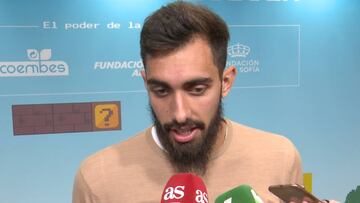 Borja Iglesias: "Me siento arropado y espero revertir mi situación ante el gol"