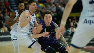 18/04/26 BALONCESTO PARTIDO ACB ENDESA
BILBAO BASKET - MANRESA
DANI PEREZ JUSTIN JAWORSKI