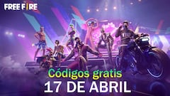 Códigos Free Fire de hoy 17 de abril de 2022; todas las recompensas gratis